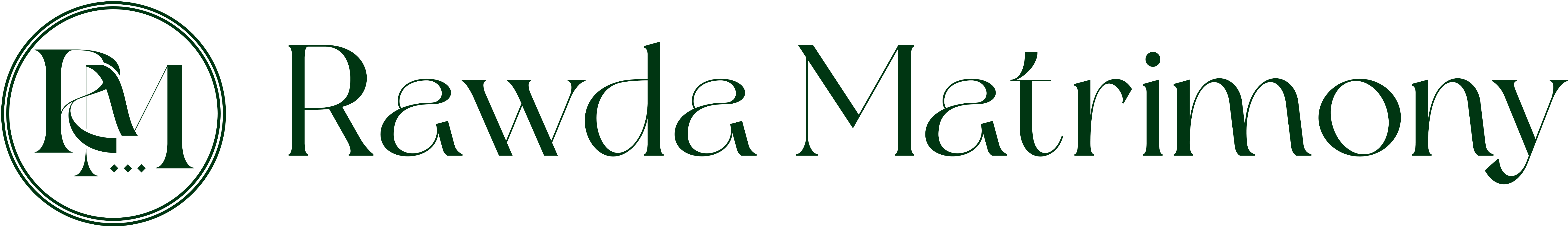 logo agence matrimoniale mulsulmane Rawda Matrimony